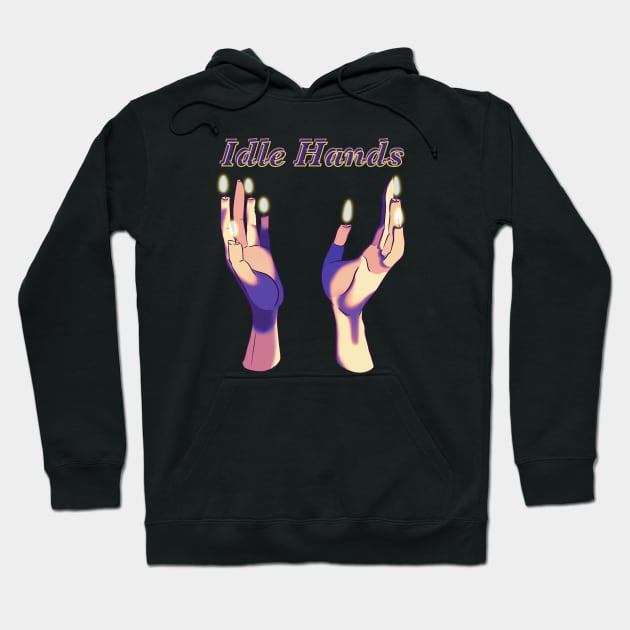 Idle Hands #2 Hoodie by AnnaLouise